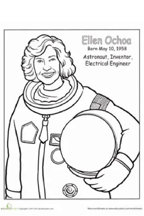 famous women coloring pages